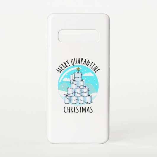 検疫メリークリスマスツリートイレ紙 SAMSUNG GALAXYケース (裏面)