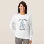 検疫メリークリスマスツリートイレ紙 Tシャツ (正面フル)