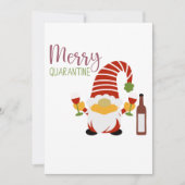 検疫メリークリスマス格言ホリデーカード シーズンカード (正面)