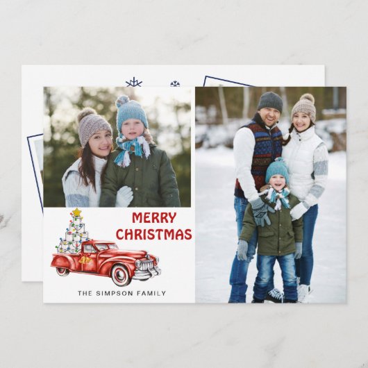 検疫メリークリスマス4 PHOTO Greeting シーズンカード (正面/裏面)