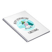 検疫メリークリスマス・ユニコーン ノートブック (右側)