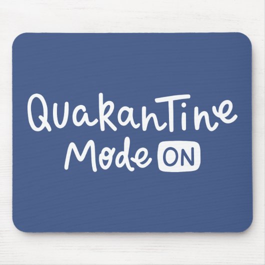 検疫モードオン マウスパッド (正面)