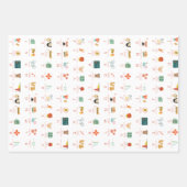 検疫ライフアルファベットラッピングシート ラッピングペーパーシート (正面2)