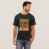検疫レベル完了新学期1年次 Tシャツ (正面フル)