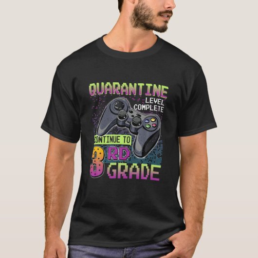 検疫レベル完了新学期3級 Tシャツ (正面)