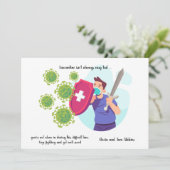 検疫勇気付けられるが通常のカードを取得 案内状 (スタンド正面)