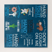 検疫引用文社会離れ手洗い ジグソーパズル (横)