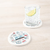 検疫活動2020年記念 コースター (側面)