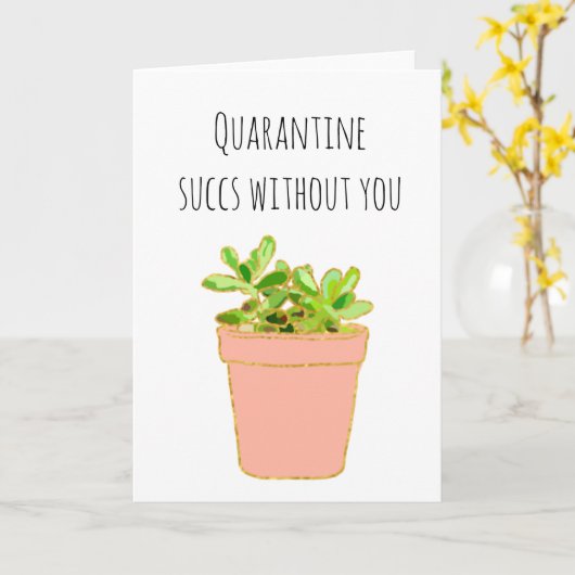 検疫生活が辛い、あなたがいなくて。 カード (黄色い花)