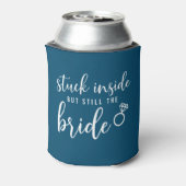 検疫花嫁ネイビーブルー結婚ズ 缶クーラー (缶裏面)
