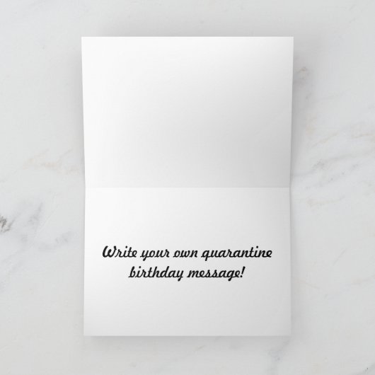 検疫誕生日カードハンドサおもしろいニタイザ カード (内部)