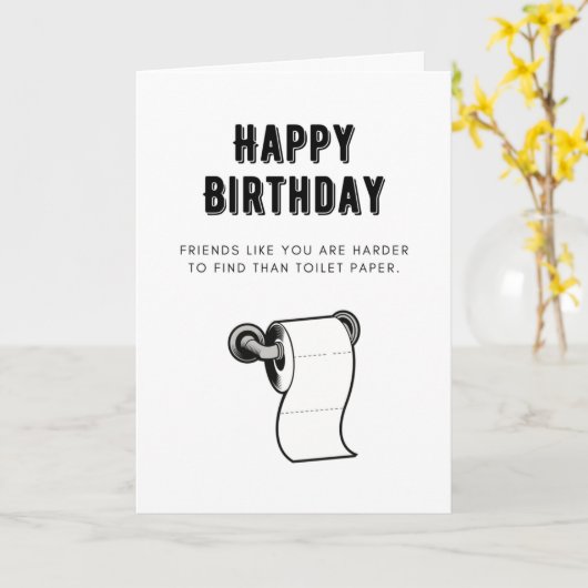 検疫誕生日カード カード (黄色い花)