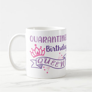 検疫誕生日クイーンおもしろい(Queenパーソナライズされた) コーヒーマグカップ