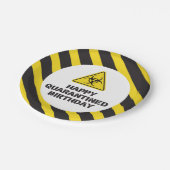 検疫誕生日プレート ペーパープレート (アングル)