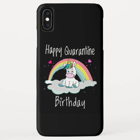 検疫誕生日ユニコーンレインボー Case-Mate iPhoneケース (裏面)