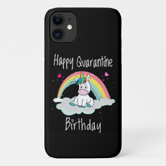 検疫誕生日ユニコーン虹 Case-Mate iPhoneケース (裏面)
