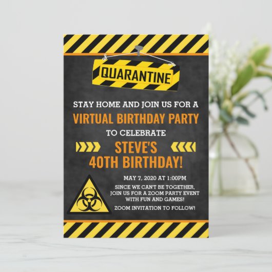 検疫誕生日招待状、アダルトユーモおもしろいア 招待状