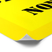 検疫誕生日標識 ポスター (角)