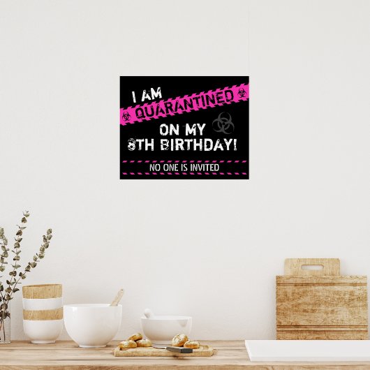 検疫誕生日 ポスター (キッチン)