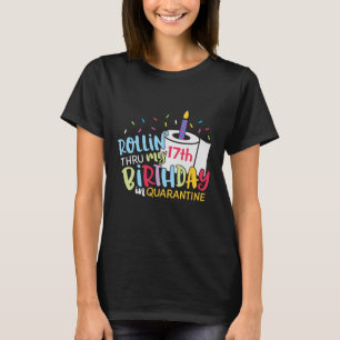 検疫誕生日Any Ageトイレ紙キャンドル Tシャツ