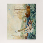 検疫、スタテン島1833 ジグソーパズル (縦)