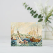 検疫、スタテン島1833 ポストカード (スタンド正面)