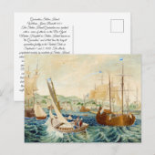 検疫、スタテン島1833 ポストカード (正面/裏面)