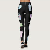 検疫Covid 2020顔マスクサニタイザパターン レギンス (裏面)