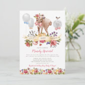 検疫Oh鹿少女バーチャルベビーシャワー 招待状 (スタンド正面)