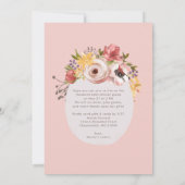 検疫Oh鹿少女バーチャルベビーシャワー 招待状 (裏面)