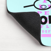 検眼医のギフト、接眼レンズおよびEyechartのデザイン マウスパッド (コーナー)