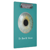 検眼医のテーマのパーソナライズなアクリルのクリップボード クリップボード (右)
