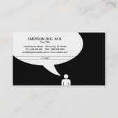 検眼医の冗談/音楽冗談 名刺 (裏面)