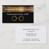 検眼医の名刺 名刺 (正面/裏面)