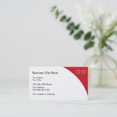 検眼医の名刺 名刺 (スタンド正面)