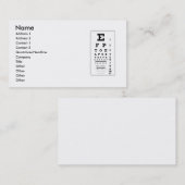 検眼医の名刺 名刺 (正面/裏面)