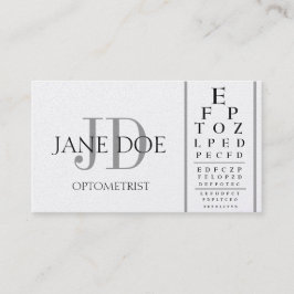 検眼医の図表のデラックスなプラチナ 名刺