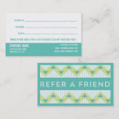 検眼医の紹介の名刺 紹介カード (正面/裏面)