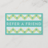 検眼医の紹介の名刺 紹介カード (裏面)