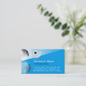 検眼医のOptometryは名刺を注目します 名刺 (スタンド正面)