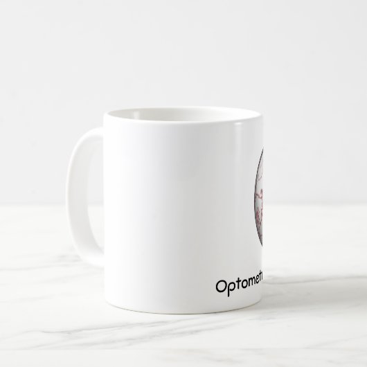 検眼医は視野のマグとのそれをします コーヒーマグカップ (正面左)