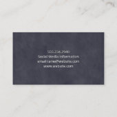 検眼医 | アイボールロゴ 名刺 (裏面)