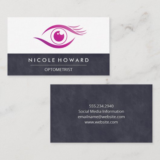 検眼医 | アイロゴ 名刺 (正面/裏面)