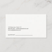 検眼医 |グラス |アイグラフ 予約カード (裏面)