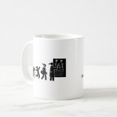 検眼医 コーヒーマグカップ (正面左)