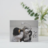 検眼医 ポストカード (スタンド正面)