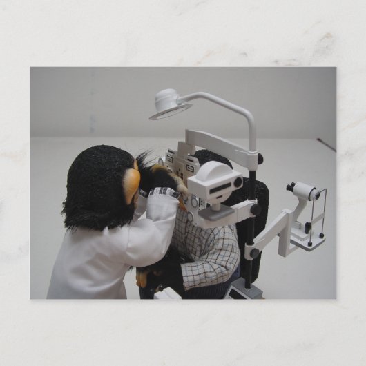 検眼医 ポストカード (正面)
