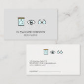 検眼医 |医師 |アイテスト 予約カード (正面/裏面)