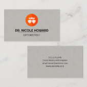 検眼医 | 医師 | 健康気に 名刺 (正面/裏面)