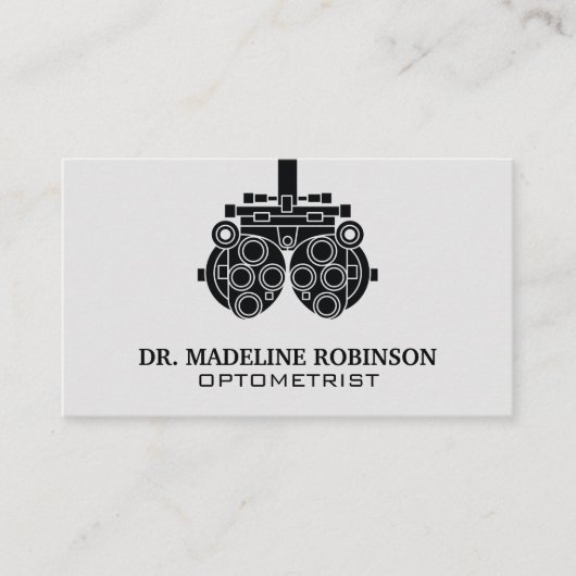 検眼医 | 医師 | 技術 予約カード (正面)